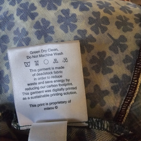 Miaou Green Paloma Elsesser Edition Skirt/T-Shirt Set - Picture 12 of 12